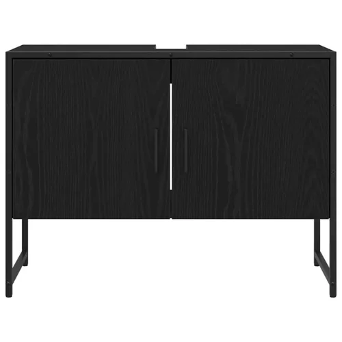 Fürdőszobai mosdószekrény Musta tammi 80 x 30 x 60 cm Faanyag