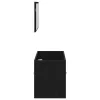 Fürdőszobai Bútor Szett 2 pcs Fekete tölgy 90 x 38.5 x 46 cm