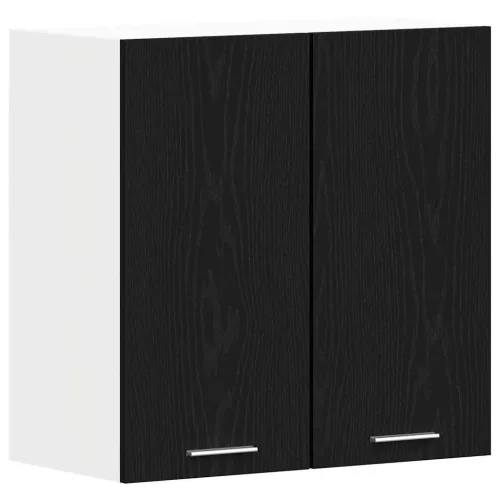 Függő szekrény polcokkal Musta tammi 60 x 31 x 60 cm Faanyag