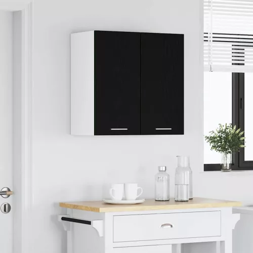 Függő szekrény polcokkal Musta tammi 60 x 31 x 60 cm Faanyag
