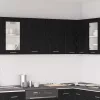 Függő szekrény polcokkal Musta tammi 80 x 31 x 60 cm Faanyag