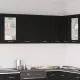 Függő szekrény polcokkal Musta tammi 80 x 31 x 60 cm Faanyag
