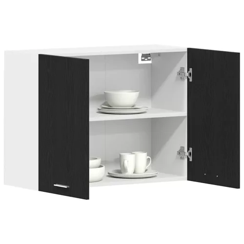 Függő szekrény polcokkal Musta tammi 80 x 31 x 60 cm Faanyag