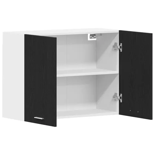 Függő szekrény polcokkal Musta tammi 80 x 31 x 60 cm Faanyag