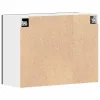 Függő szekrény polcokkal Musta tammi 80 x 31 x 60 cm Faanyag