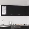 Függő szekrények 2 pcs Musta tammi 100 x 31 x 60 cm Faanyag