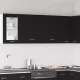 Függő szekrények 2 pcs Musta tammi 100 x 31 x 60 cm Faanyag