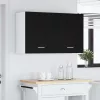 Függő szekrények 2 pcs Musta tammi 100 x 31 x 60 cm Faanyag