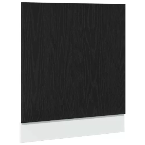 “Lyon” fekete tölgy szerelt fa mosogatógép panel 60x1,5x67 cm