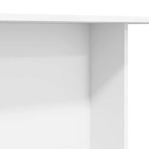 Étkezőasztal Fehér 110 x 60 x 75 cm Faanyag
