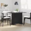 Étkezőasztal Fekete 110 x 60 x 75 cm Faanyag
