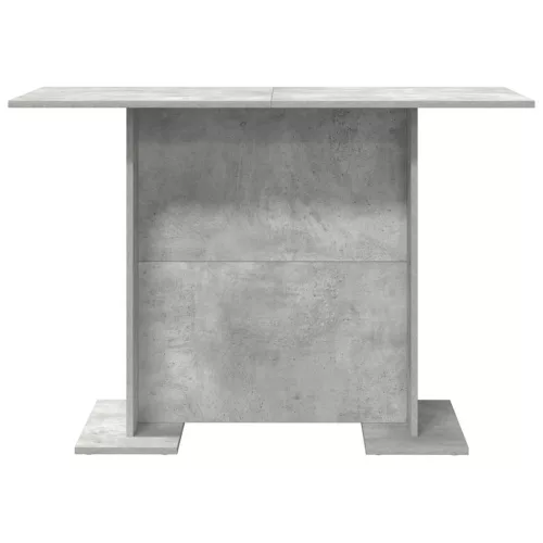 Étkezőasztal Beton szürke 110 x 60 x 75 cm Faanyag