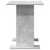 Étkezőasztal Beton szürke 110 x 60 x 75 cm Faanyag