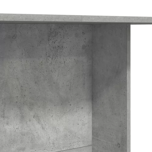 Étkezőasztal Beton szürke 110 x 60 x 75 cm Faanyag