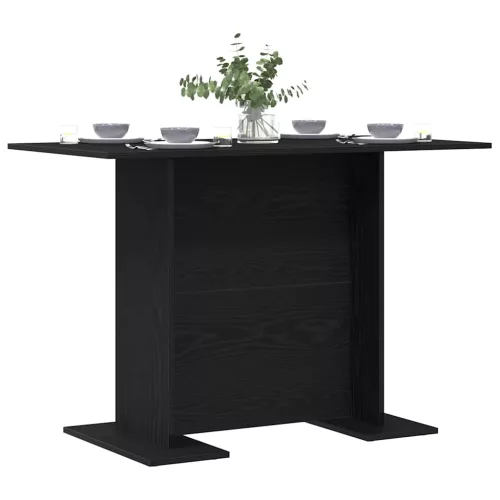 Étkezőasztal Musta tammi 110 x 60 x 75 cm Faanyag