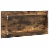 Fürdőszobai tükör tükörrel Barna 80 x 8.5 x 37 cm Faanyag