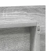 Fürdőszobai tükör Magas szürke sonoma 80 x 8.5 x 37 cm Faanyag