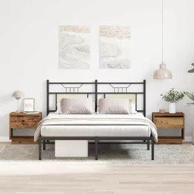   Éjjeliszekrény fiókkal 2 pcs Régi fa 45 x 34 x 44 cm Faanyag