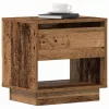 Éjjeliszekrény fiókkal 2 pcs Régi fa 45 x 34 x 44 cm Faanyag