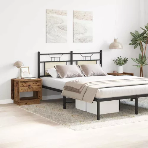 Éjjeliszekrény fiókkal 2 pcs Régi fa 45 x 34 x 44 cm Faanyag
