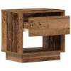 Éjjeliszekrény fiókkal 2 pcs Régi fa 45 x 34 x 44 cm Faanyag
