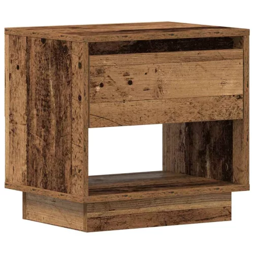 Éjjeliszekrény fiókkal 2 pcs Régi fa 45 x 34 x 44 cm Faanyag
