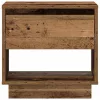 Éjjeliszekrény fiókkal 2 pcs Régi fa 45 x 34 x 44 cm Faanyag