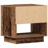 Éjjeliszekrény fiókkal 2 pcs Régi fa 45 x 34 x 44 cm Faanyag