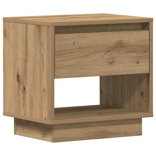 Éjjeliszekrény 2 pcs kézműves tölgy 45 x 34 x 44 cm Faanyag