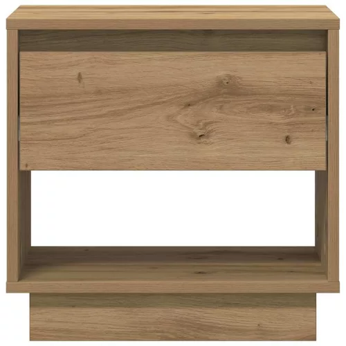 Éjjeliszekrény 2 pcs kézműves tölgy 45 x 34 x 44 cm Faanyag