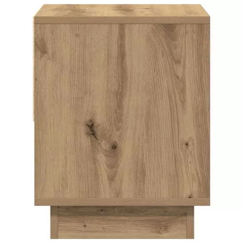 Éjjeliszekrény 2 pcs kézműves tölgy 45 x 34 x 44 cm Faanyag