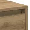 Éjjeliszekrény 2 pcs kézműves tölgy 45 x 34 x 44 cm Faanyag