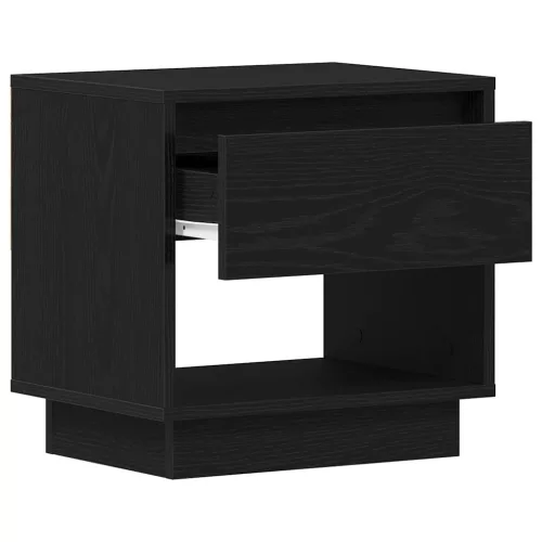 Éjjeliszekrény fiókkal Musta tammi 45 x 34 x 44 cm Faanyag
