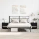 Éjjeliszekrény 2 pcs Musta tammi 45 x 34 x 44 cm Faanyag