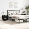 Éjjeliszekrény 2 pcs Musta tammi 45 x 34 x 44 cm Faanyag