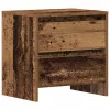 Éjjeliszekrény fiókkal Régi fa 45 x 34 x 44.5 cm Faanyag