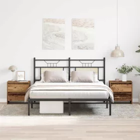   Éjjeliszekrény fiókkal 2 pcs Régi fa 45 x 34 x 44.5 cm Faanyag