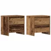 Éjjeliszekrény fiókkal 2 pcs Régi fa 45 x 34 x 44.5 cm Faanyag
