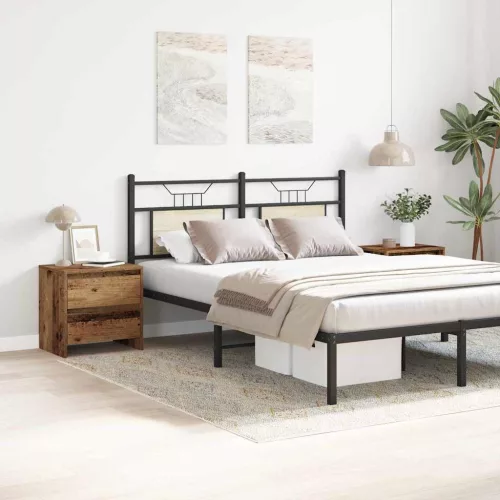 Éjjeliszekrény fiókkal 2 pcs Régi fa 45 x 34 x 44.5 cm Faanyag
