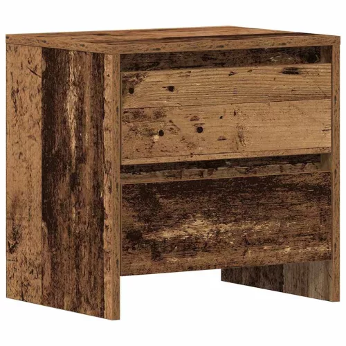 Éjjeliszekrény fiókkal 2 pcs Régi fa 45 x 34 x 44.5 cm Faanyag
