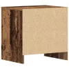 Éjjeliszekrény fiókkal 2 pcs Régi fa 45 x 34 x 44.5 cm Faanyag