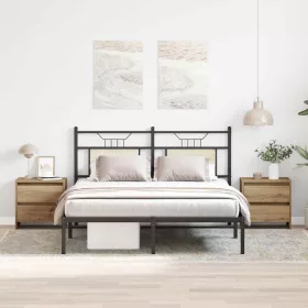   Éjjeliszekrény 2 pcs kézműves tölgy 45 x 34 x 44.5 cm Faanyag