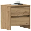 Éjjeliszekrény 2 pcs kézműves tölgy 45 x 34 x 44.5 cm Faanyag
