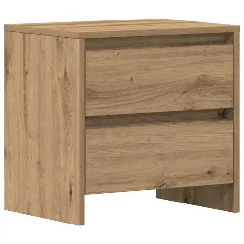 Éjjeliszekrény 2 pcs kézműves tölgy 45 x 34 x 44.5 cm Faanyag