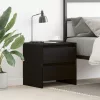 Éjjeliszekrény fiókkal Musta tammi 45 x 34 x 44.5 cm Faanyag