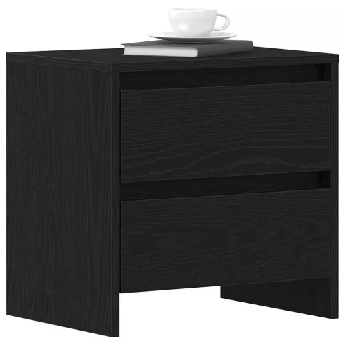 Éjjeliszekrény fiókkal Musta tammi 45 x 34 x 44.5 cm Faanyag