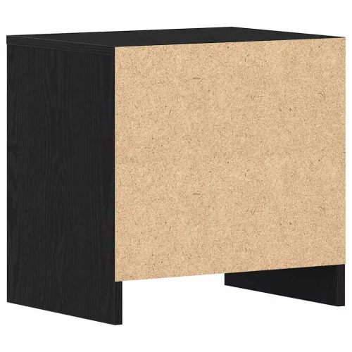 Éjjeliszekrény 2 pcs Musta tammi 45 x 34 x 44.5 cm Faanyag