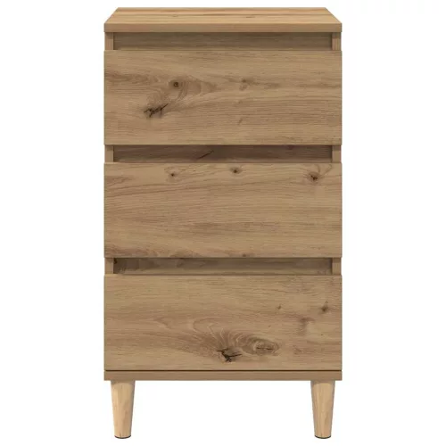 Éjjeliszekrény fiókkal kézműves tölgy 40 x 35 x 70 cm Faanyag