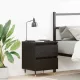 Éjjeliszekrény fiókkal Musta tammi 40 x 35 x 50 cm Faanyag