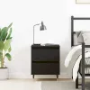 Éjjeliszekrény fiókkal Musta tammi 40 x 35 x 50 cm Faanyag